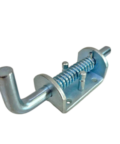 Spring Loaded Latch Barrel Bolt Latch Metal Lock for cabinets, boxes and doors Zinc Plated Spring Loaded Gate Stable Door Equestrian Bolt