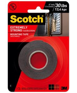 Scotch® Extreme Mounting Tape 414P, 1 in x 5 ft (25,4 mm x 1,52 m)