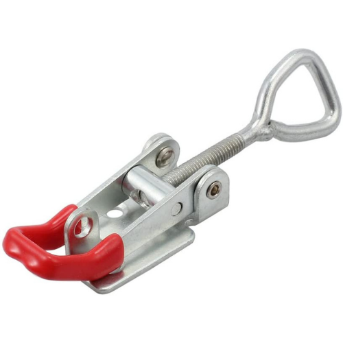 Tanice Adjustable Toggle Clamp 180kg 400Lbs Holding Capacity Hasp Clamp Steel Latch Catch Clip Pull Action Latch for Tool Boxes, Trunk, Cases