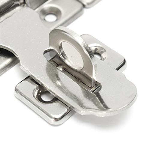 Generic 8 Inch Stainless Steel Hardware Door Lock Barrel Bolt Latch Padlock Clasp Set Brushed Stainless Steel - Image 2