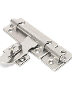 Generic 8 Inch Stainless Steel Hardware Door Lock Barrel Bolt Latch Padlock Clasp Set Brushed Stainless Steel