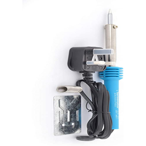 Soldering Iron 80W with 13A plug, 8 Gm Solder Wire, Metal Stand and long life Tip. - Image 2