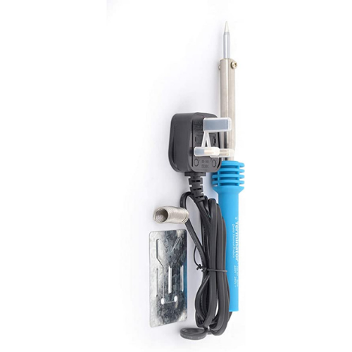 Soldering Iron 80W with 13A plug, 8 Gm Solder Wire, Metal Stand and long life Tip. - Image 3