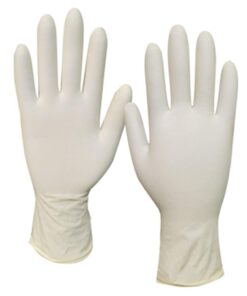 latex disposable gloves - powder free