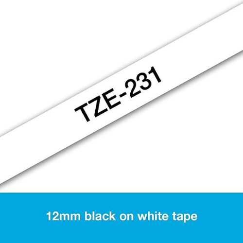 Labelling Tape Cassette, 12 mm (W) x 8 m (L), - Image 6