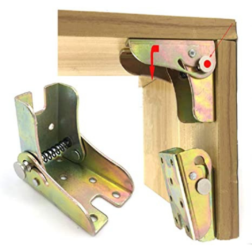 Folding Bracket-Self-Locking Hinge-Leg Fittings and Angle Braces-for Folding Legs , Folding Worktables - Image 3