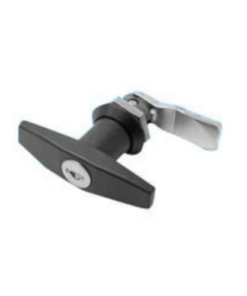 Cabinet T Handle Cam Latches , Chrome Wing Quarter Turn Locks