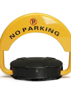 Heavy Duty Remote Control Car Parking Lock, Black & Yellow