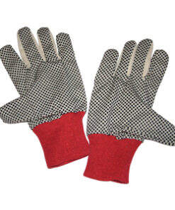 border Knitted Gloves Dotted