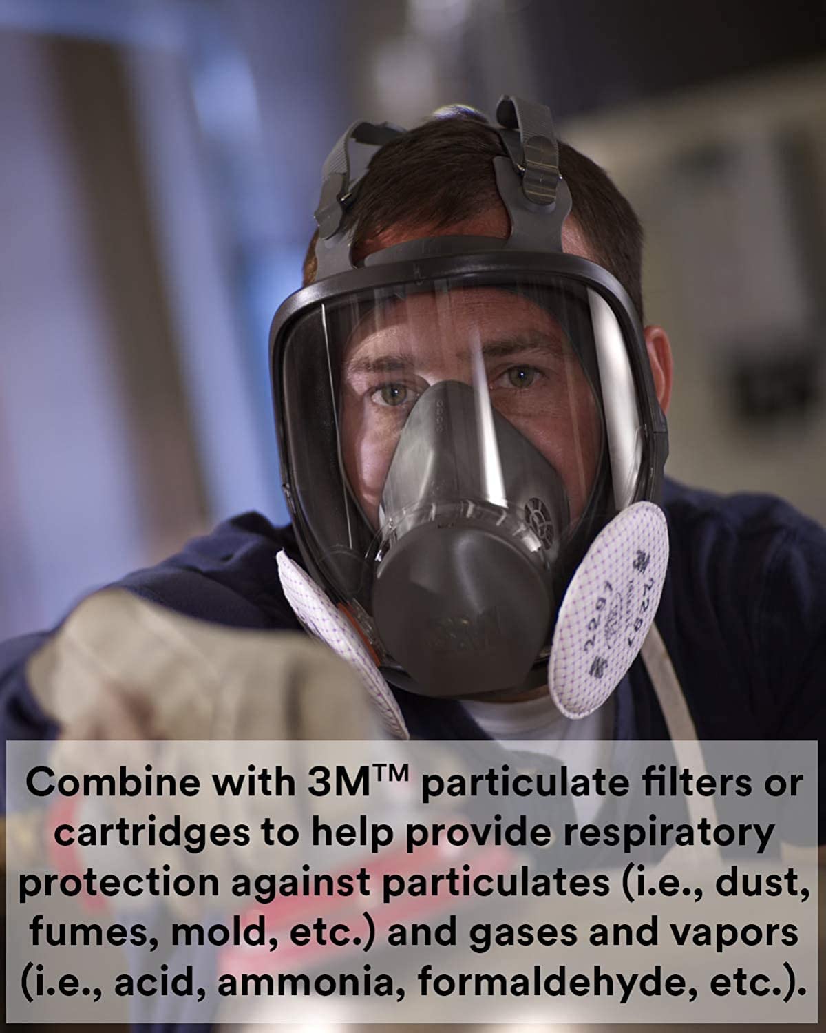 3M™ 6000 FULL FACE REUSABLE RESPIRATOR - Image 2