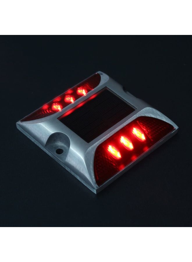 LED Solar Powered Road Stud Light Marker Lighting Security Warning Lamp for Road Safety 6 LED Waterproof Heavy-Duty Outdoor Driveway Dock Garden Deck - Image 54