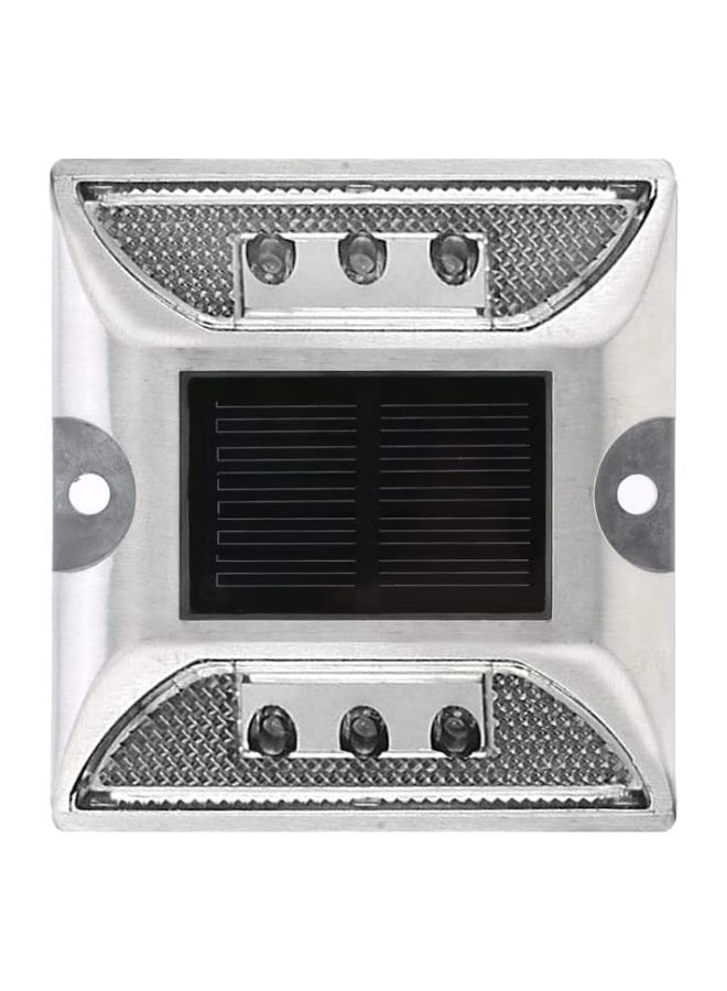 LED Solar Powered Road Stud Light Marker Lighting Security Warning Lamp for Road Safety 6 LED Waterproof Heavy-Duty Outdoor Driveway Dock Garden Deck - Image 9