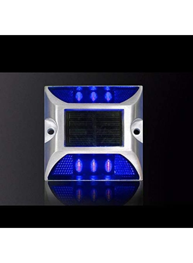 LED Solar Powered Road Stud Light Marker Lighting Security Warning Lamp for Road Safety 6 LED Waterproof Heavy-Duty Outdoor Driveway Dock Garden Deck - Image 33