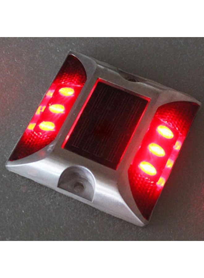 LED Solar Powered Road Stud Light Marker Lighting Security Warning Lamp for Road Safety 6 LED Waterproof Heavy-Duty Outdoor Driveway Dock Garden Deck - Image 56