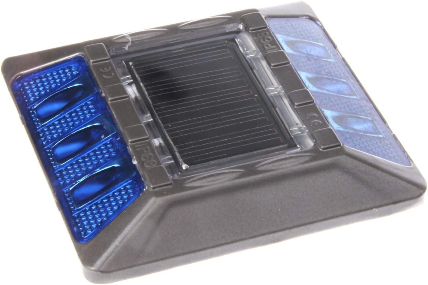 LED Solar Powered Road Stud Light Marker Lighting Security Warning Lamp for Road Safety 6 LED Waterproof Heavy-Duty Outdoor Driveway Dock Garden Deck - Image 25