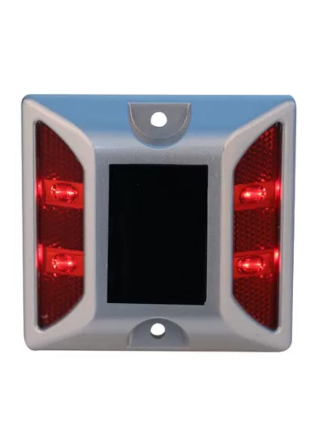 LED Solar Powered Road Stud Light Marker Lighting Security Warning Lamp for Road Safety 6 LED Waterproof Heavy-Duty Outdoor Driveway Dock Garden Deck - Image 59