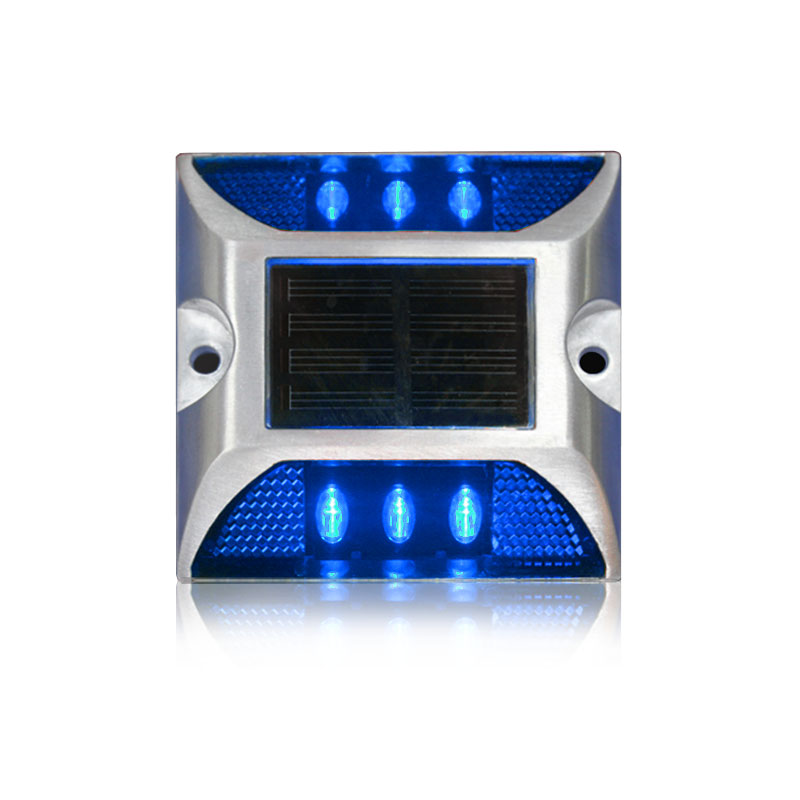 LED Solar Powered Road Stud Light Marker Lighting Security Warning Lamp for Road Safety 6 LED Waterproof Heavy-Duty Outdoor Driveway Dock Garden Deck - Image 21