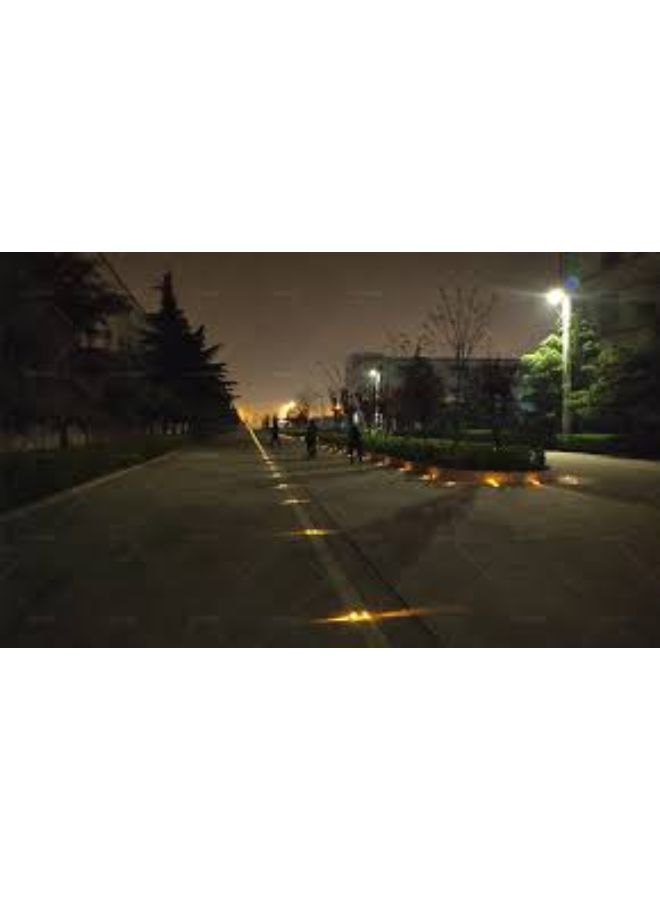 LED Solar Powered Road Stud Light Marker Lighting Security Warning Lamp for Road Safety 6 LED Waterproof Heavy-Duty Outdoor Driveway Dock Garden Deck - Image 26