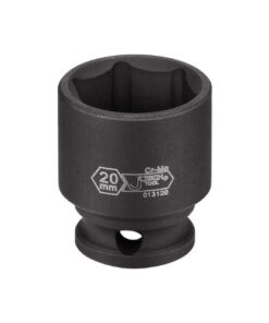 J-tech 3/8 Inch Drive 20mm Standard Impact Socket