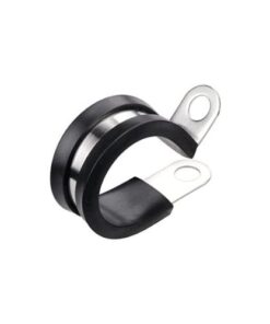 Cable Clamp, Pipe Clamp, Metal Clamp, Rubber Cushioned (1/2 Inch)