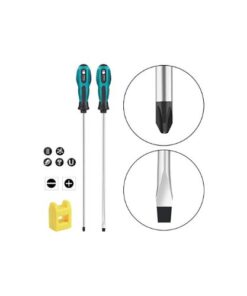 12'' long Screwdriver Set, Long Blade Screwdriver Set PH2 12-Inch Magnetic Screwdriver, Slotted and Phillips Screwdriver