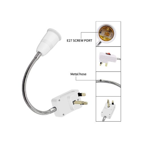 Flexible E27 Lamp Bulbs Holder Converter - Image 3
