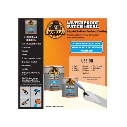 GORILLA WATERPROOF PATCH & SEAL CLEAR LIQUID - Image 5