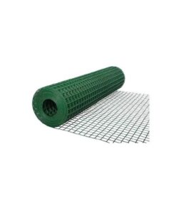 PVC Coated Garden Fencing Green Steel