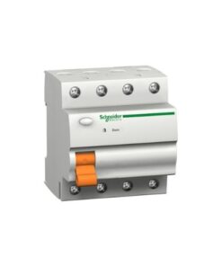 Schneider 16815 63A 100mA 4 Pole Residual Current Circuit Breaker