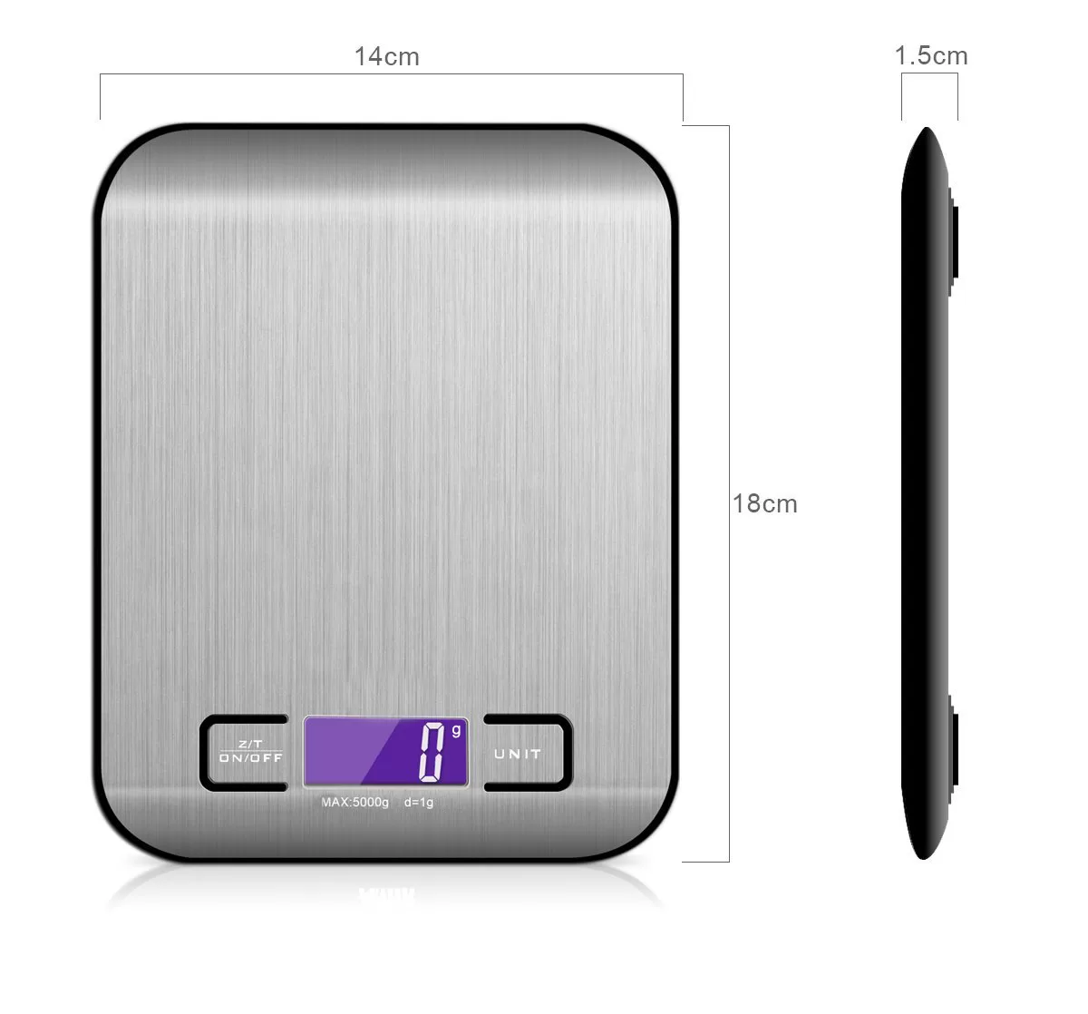 High Accuracy Max 5000g Food Smart Kitchen Scale Food Digital - Image 6