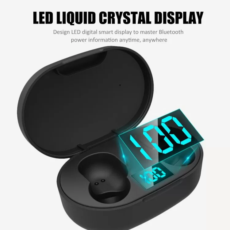 2022 Hottest Tws E6s Waterproof 5.0 Earphones Fone De Ouvido sports Cuffie Headphone Hifi Headset Wireless Earbuds