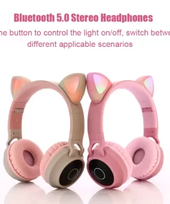 Dropshipping BT028C super Bass Wireless Headphones Blue tooth Headset with LED Light for PS4 PC Xbox One Controller