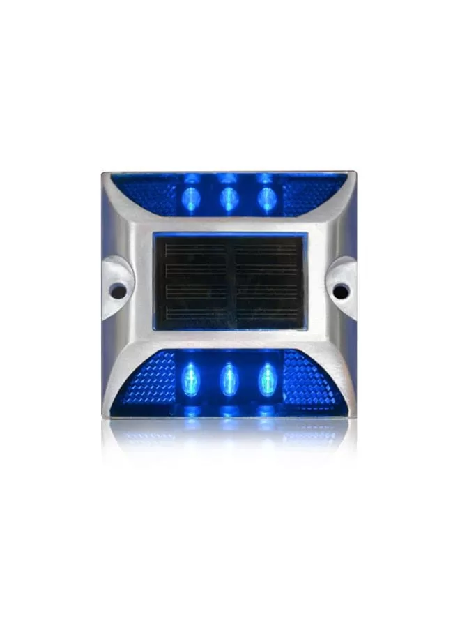 Bolton LED Solar Powered Road Stud Light Marker Lighting Security Warning Lamp for Road Safety 6 LED Waterproof Heavy-Duty Outdoor Driveway Dock Garden Deck - Image 9