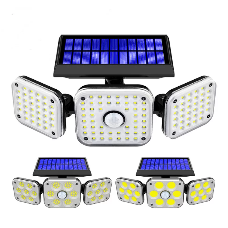 Solar Garden Lights Outdoor Waterproof Led Motion Sensor Wall Light Rechargeable Lamp LED Solar Light With PIR Sensor - Image 6