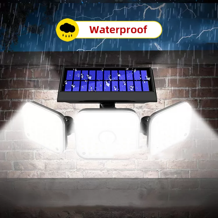 Solar Garden Lights Outdoor Waterproof Led Motion Sensor Wall Light Rechargeable Lamp LED Solar Light With PIR Sensor - Image 3