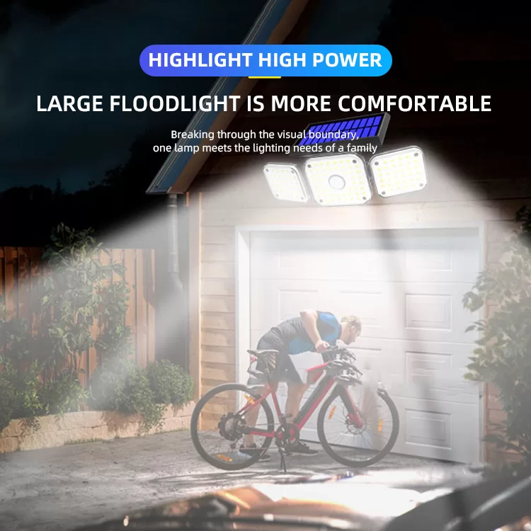Solar Garden Lights Outdoor Waterproof Led Motion Sensor Wall Light Rechargeable Lamp LED Solar Light With PIR Sensor - Image 4