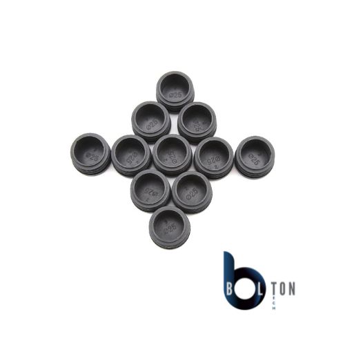 BOLTON™ Ultimate Black Round Plastic Plugs - Durable Chair Leg Tips (40mm) for Furniture Floor Protection and Noise Reduction - Image 4