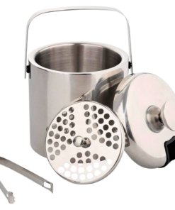 Stainless steel ice bucket