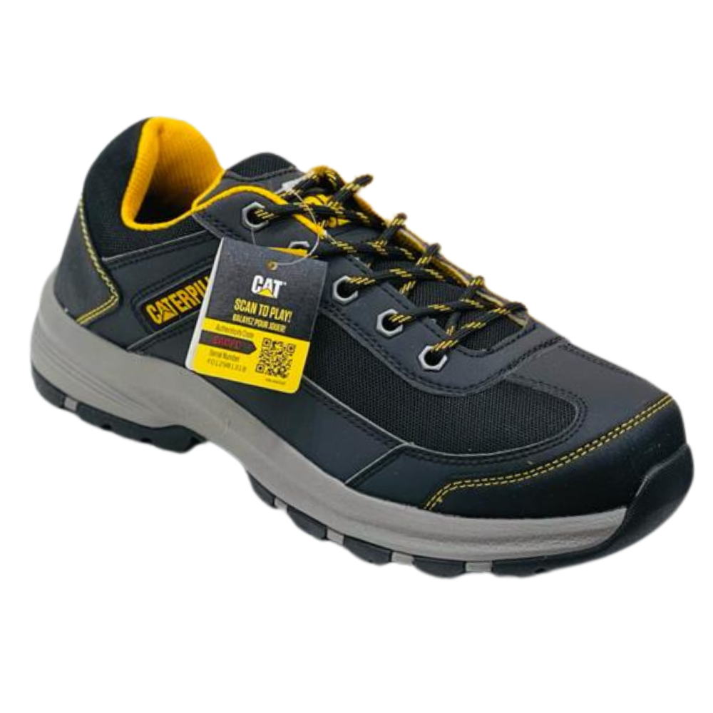 Durable and Comfortable Black Caterpillar Safety Shoes - Model 725100(ST), Size 45 - Image 4
