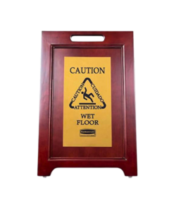 Wooden Wet Floor Signages