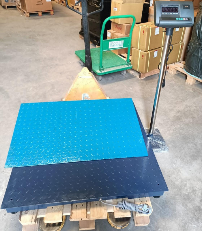 MYSCALE A12E Floor Scale with Ramp: Precision Powerhouse for Industrial Weighing Solutions - Image 2